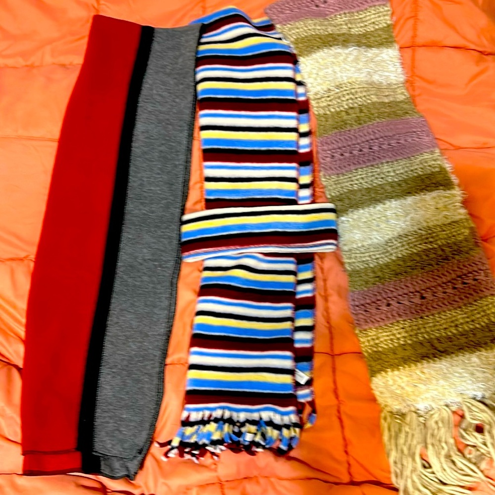 Women’s Winter Scarves ( 3 total ), slightly worn